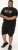 D555 Leamington Tiger Eyes Printed Crew Neck T-shirt Black - T-shirts - T-shirts Homem Tamanhos Grandes