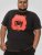 D555 Uxbridge Official AC/DC Band Printed Crew Neck T-Shirt Washed Black TALL SIZES - ROUPAS DE HOMEM MT-6XLT - Tamanhos-Tall Homem
