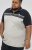 D555 Tipton Stripe Jacquard Short Sleeve Polo Navy - Pólos - Pólos Tamanhos Grandes Homem