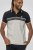 D555 Tipton Stripe Jacquard Short Sleeve Polo Navy - Pólos - Pólos Tamanhos Grandes Homem