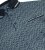 D555 Woolwich AOP Polo Shirt With Ribbed Collar Blue - Pólos - Pólos Tamanhos Grandes Homem