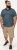 D555 Woolwich AOP Polo Shirt With Ribbed Collar Blue - Pólos - Pólos Tamanhos Grandes Homem
