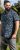D555 Worthing Surf AOP Short Sleeve Button Down Collar Shirt Navy - Camisas - Camisas Homem Tamanhos Grandes