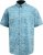 D555 Torquay AOP Short Sleeve Button Down Collar Shirt Blue Wave - Camisas - Camisas Homem Tamanhos Grandes