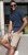 D555 Pontefract Jacquard Linen Mix Short Sleeve Shirt With Button Down Navy - Camisas - Camisas Homem Tamanhos Grandes