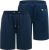 D555 Spalding Elasticated Waist Interlock Shorts Navy - Calças & calções de fato de treino - Calças de Fato de Treino Tamanhos Grandes 