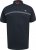 D555 Stafford Cut And Sew Embroidery Stripe Short Sleeve Polo Black - Pólos - Pólos Tamanhos Grandes Homem