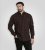 D555 Horsham Long Sleeve Shirt with Chest Pocket Burgundy/Black Check - Camisas - Camisas Homem Tamanhos Grandes