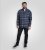 D555 Shrewsbury Long Sleeve with Chest Pocket Blue/Navy Check - Camisas - Camisas Homem Tamanhos Grandes