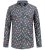 D555 Wakefield Long Sleeve AOP Guitar Printed Shirt Grey - Camisas - Camisas Homem Tamanhos Grandes