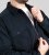 D555 Cleveley Long Sleeve Heavy Shacket Overshirt Navy - Camisas - Camisas Homem Tamanhos Grandes