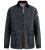 D555 Harborough Quilted Jacket with Corduroy Collar Black - Casacos - Casacos Homem Tamanhos Grandes