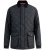 D555 Harborough Quilted Jacket with Corduroy Collar Black - Casacos - Casacos Homem Tamanhos Grandes