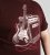 D555 Barnsley Guitar and Amp Crew Neck T-Shirt Burgundy - T-shirts - T-shirts Homem Tamanhos Grandes