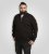 D555 Russel Fleece Sweatshirt with Chest Embroidery Black - Sweatshirts & hoodies - Sweatshirt & Camisolas com Capuz tamanhos grandes