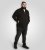 D555 Russel Fleece Sweatshirt with Chest Embroidery Black - Sweatshirts & hoodies - Sweatshirt & Camisolas com Capuz tamanhos grandes