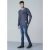 D555 Bryson Crewneck Sweater with Pocket Navy - Sweatshirts & hoodies - Sweatshirt & Camisolas com Capuz tamanhos grandes
