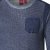D555 Bryson Crewneck Sweater with Pocket Navy - Sweatshirts & hoodies - Sweatshirt & Camisolas com Capuz tamanhos grandes