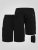 D555 Robinson 1 Calções Fleece Cargo com Cintura Elástica Preto - Calças & calções de fato de treino - Calças de Fato de Treino Tamanhos Grandes 