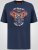 D555 Hockney T-shirt com Estampa de Motociclo Azul-Marinho - T-shirts - T-shirts Homem Tamanhos Grandes
