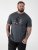 D555 Craig Gorilla Biker T-shirt com Estampa Cinzento Escuro - T-shirts - T-shirts Homem Tamanhos Grandes