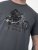 D555 Craig Gorilla Biker T-shirt com Estampa Cinzento Escuro - T-shirts - T-shirts Homem Tamanhos Grandes