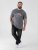 D555 Jasper Official Gas Monkey T-shirt com Estampa Cinzento - T-shirts - T-shirts Homem Tamanhos Grandes