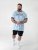 D555 Shoreham AO T-shirt com Estampa Venice Beach Azul - T-shirts - T-shirts Homem Tamanhos Grandes