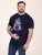 D555 Slater T-shirt estampada Azul-marinho - T-shirts - T-shirts Homem Tamanhos Grandes