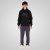 Double Outfitters MTOP-1146 Sweatshirt com capuz Preto - Sweatshirts & hoodies - Sweatshirt & Camisolas com Capuz tamanhos grandes