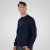 Double Outfitters MTOP-1151 Sweatshirt Azul-marinho - Sweatshirts & hoodies - Sweatshirt & Camisolas com Capuz tamanhos grandes