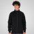 Double Outfitters MTOP-1158 Casaco de moletom com fecho Preto - Sweatshirts & hoodies - Sweatshirt & Camisolas com Capuz tamanhos grandes