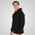 Double Outfitters MTOP-1160 Hoodie com fecho Preto - Sweatshirts & hoodies - Sweatshirt & Camisolas com Capuz tamanhos grandes