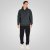 Double Outfitters MTOP-1160 Hoodie com fecho Verde-escuro - Sweatshirts & hoodies - Sweatshirt & Camisolas com Capuz tamanhos grandes
