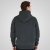 Double Outfitters MTOP-1160 Hoodie com fecho Verde-escuro - Sweatshirts & hoodies - Sweatshirt & Camisolas com Capuz tamanhos grandes