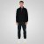 Double Outfitters MTOP-1163 Sweatshirt com meio fecho Preto - Sweatshirts & hoodies - Sweatshirt & Camisolas com Capuz tamanhos grandes