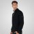 Double Outfitters MTOP-1163 Sweatshirt com meio fecho Preto - Sweatshirts & hoodies - Sweatshirt & Camisolas com Capuz tamanhos grandes