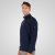 Double Outfitters MTOP-1163 Sweatshirt com meio fecho Azul-marinho - Sweatshirts & hoodies - Sweatshirt & Camisolas com Capuz tamanhos grandes