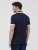 Mish Mash Belgrade Zip Through Polo Navy - Pólos - Pólos Tamanhos Grandes Homem