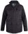 D555 Fargo Five Pocket Jacket With Ribbed Neck and Inner Quilting Black - Casacos - Casacos Homem Tamanhos Grandes