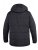 D555 Lonsdale Parka Style Jacket With Embroidery Patch On Sleeve Black - Casacos - Casacos Homem Tamanhos Grandes