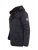 D555 Lonsdale Parka Style Jacket With Embroidery Patch On Sleeve Black - Casacos - Casacos Homem Tamanhos Grandes