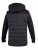 D555 Hampshire Hooded Quilted Jacket Black - Casacos - Casacos Homem Tamanhos Grandes