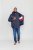 D555 Angus Diamond Quilted Puffer Jacket Navy - Casacos - Casacos Homem Tamanhos Grandes
