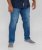 D555 Taurus Fit Stretch Jeans With Sandblasting - Jeans & calças - Jeans & Calças Tamanhos Grandes Homem
