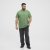 North Latitude Allover Printed T-shirt Verde Médio - T-shirts - T-shirts Homem Tamanhos Grandes