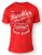 D555 NEAL Brooklyn Crew Neck T-Shirt Red - T-shirts - T-shirts Homem Tamanhos Grandes
