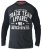 D555 KELTON Long Sleeve Raglan T-Shirt Charcoal/Black - T-shirts - T-shirts Homem Tamanhos Grandes