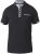 D555 SWANN Short Sleeve Stretch Polo Black - Pólos - Pólos Tamanhos Grandes Homem