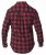 D555 Lawton LS Flannel Shirt Red - Camisas - Camisas Homem Tamanhos Grandes